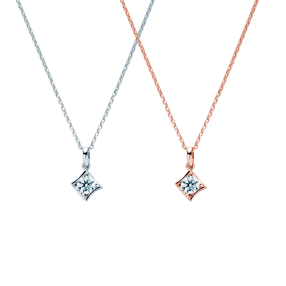 ALUXE 亞立詩 18K金 0.50克拉FVS2 設計師經典鑽石項鍊 歷史價格詳細信息