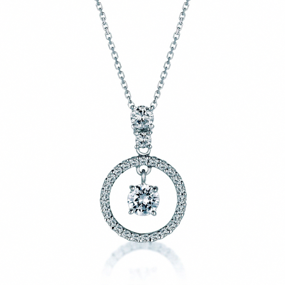 ALUXE 亞立詩 18K金 0.50克拉FVS2 設計師經典鑽石項鍊 歷史價格詳細信息