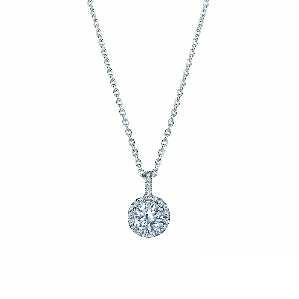 ALUXE 亞立詩 18K金 0.50克拉FVS2 設計師經典鑽石項鍊 歷史價格詳細信息