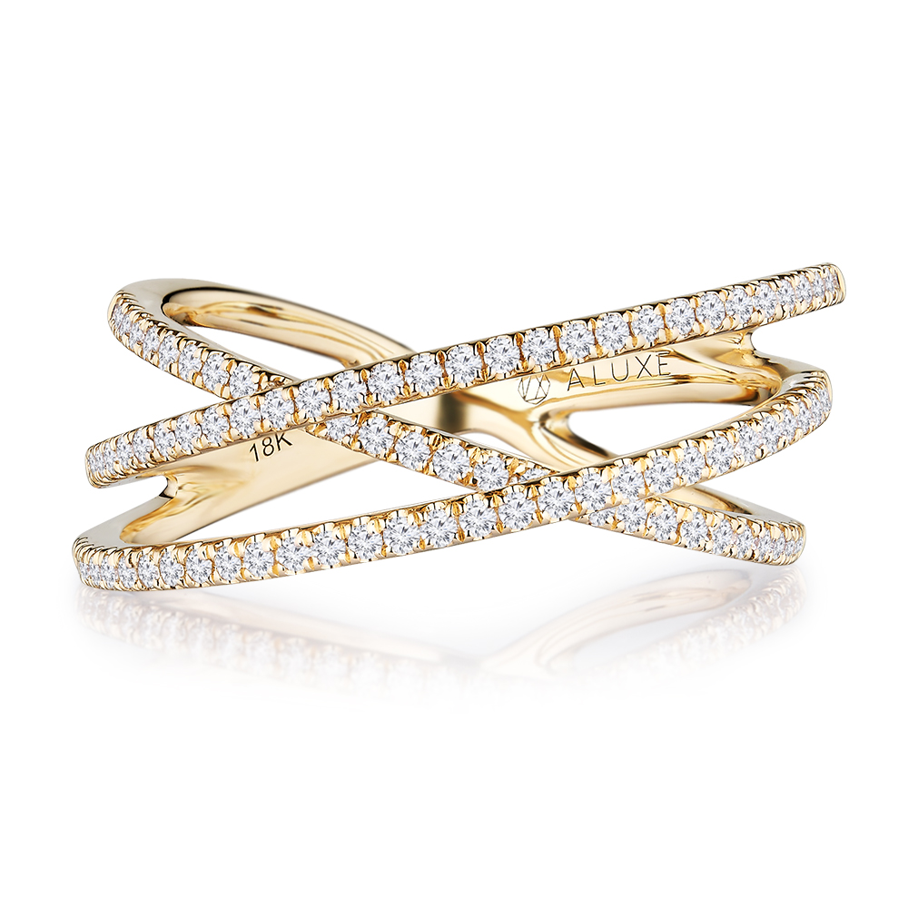 【ALUXE 亞立詩】18K金 鑽石戒指 心動時刻 RW0301 歷史價格詳細信息