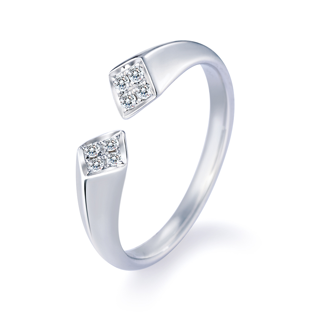 【ALUXE 亞立詩】18K金 鑽石戒指 心動時刻 RW0301 歷史價格詳細信息