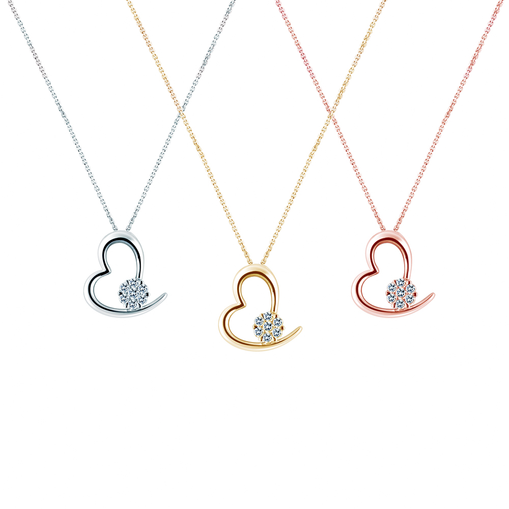 ALUXE 亞立詩 18K金 鑽石項鍊 水滴之心 梨形鑽 NN0844 歷史價格詳細信息