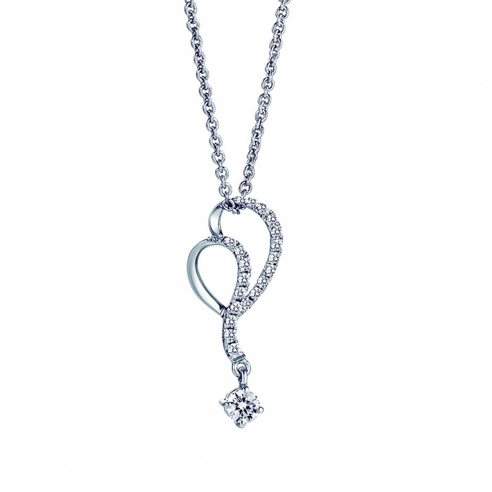 ALUXE 亞立詩 18K金 鑽石項鍊 水滴之心 梨形鑽 NN0844 歷史價格詳細信息