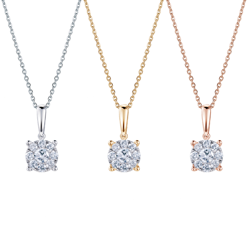 ALUXE 亞立詩 18K金 鑽石項鍊 水滴之心 梨形鑽 NN0844 歷史價格詳細信息