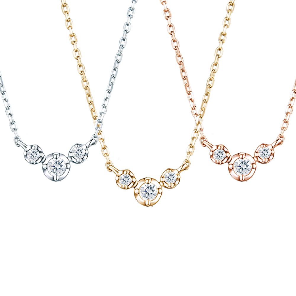 ALUXE 亞立詩 18K金 鑽石項鍊 水滴之心 梨形鑽 NN0844 歷史價格詳細信息