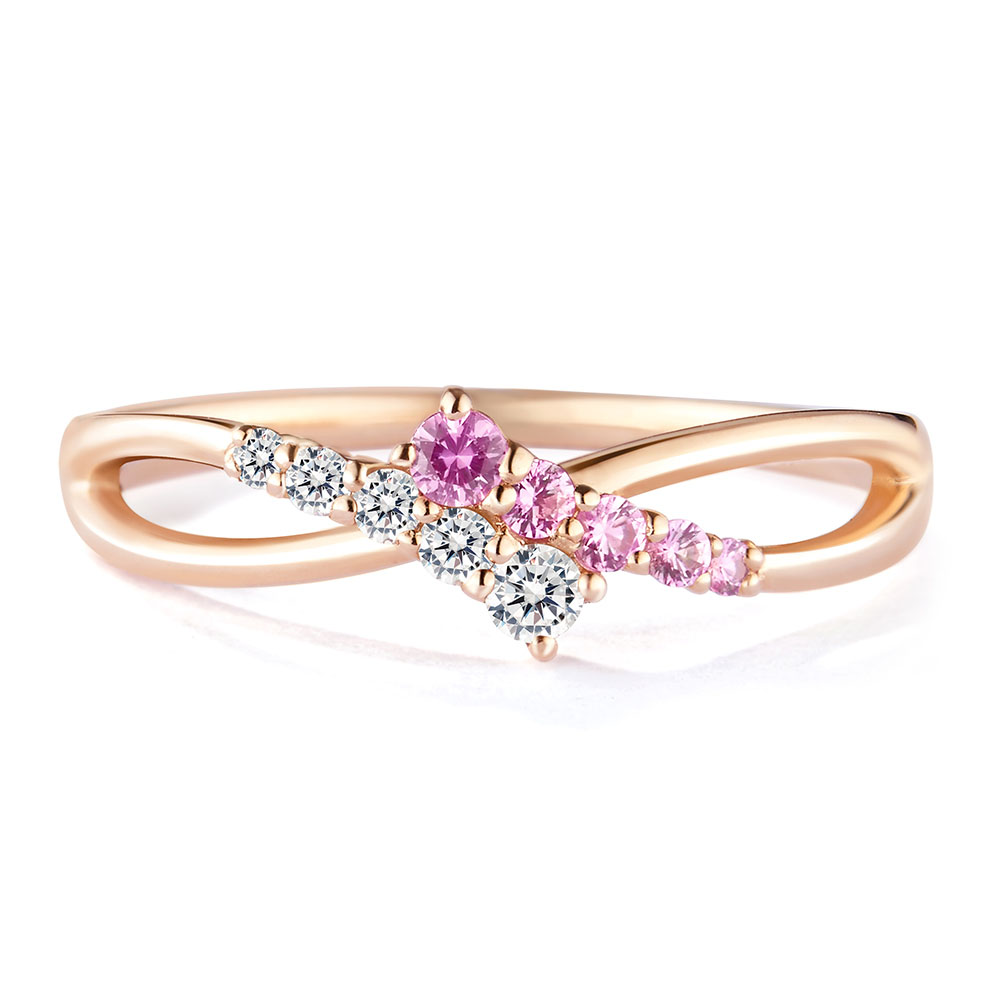 ALUXE 亞立詩 10K金 鑽石戒指 繁星閃爍 星形 Shine系列 RW0004 歷史價格詳細信息