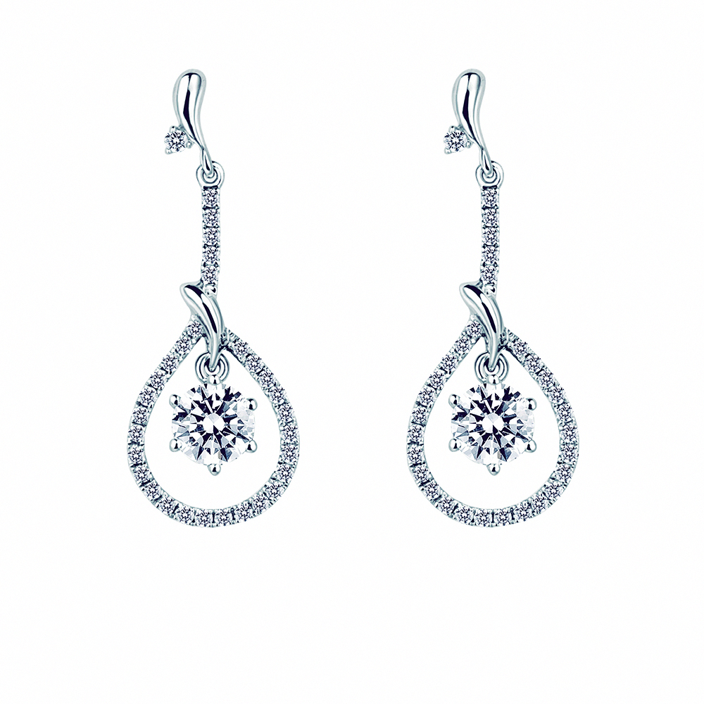 A-LUXE 亞立詩 18K金 0.60克拉 鑽石耳環 歷史價格詳細信息