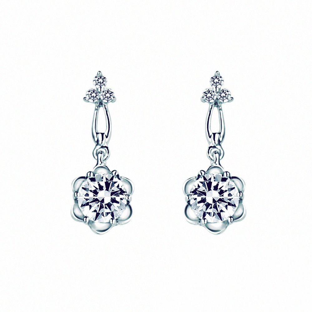 A-LUXE 亞立詩 18K金 0.60克拉 鑽石耳環 歷史價格詳細信息