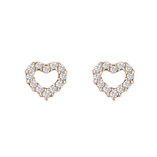 【ALUXE 亞立詩】10K金 鑽石耳環 單鑽 愛完美系列 星光 EE0209 歷史價格詳細信息