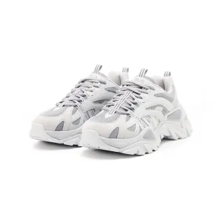 Fila 休閒鞋 Interation 運動 反光 男女鞋 輕量 舒適 厚底 老爹鞋 情侶穿搭 米白 灰  4C602U920 歷史價格詳細信息