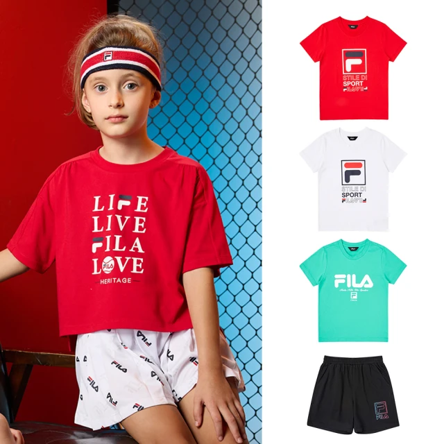 【FILA】KIDS 女童款 短袖圓領上衣-桃色 5TEW-4913-PC 歷史價格詳細信息