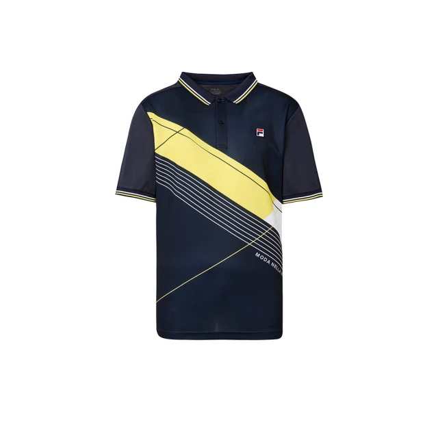 【FILA】男性 抗UV 吸濕排汗 短袖POLO衫-丈青 1POW-5008-NV 歷史價格詳細信息