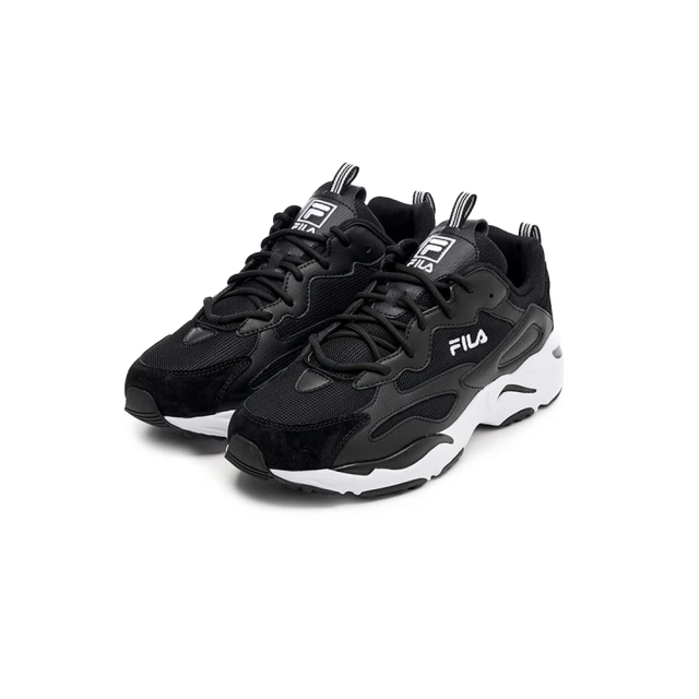 Fila Ray 黑色 麂皮 復古 老爹 休閒運動鞋 男女款 NO.B0705【新竹皇家 4-C101T-362】 歷史價格詳細信息
