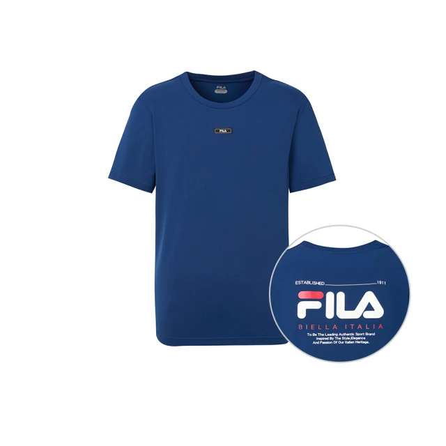 【FILA官方直營】男款 長袖圓領T恤-鈷藍(1TEY-5602-DB) 歷史價格詳細信息