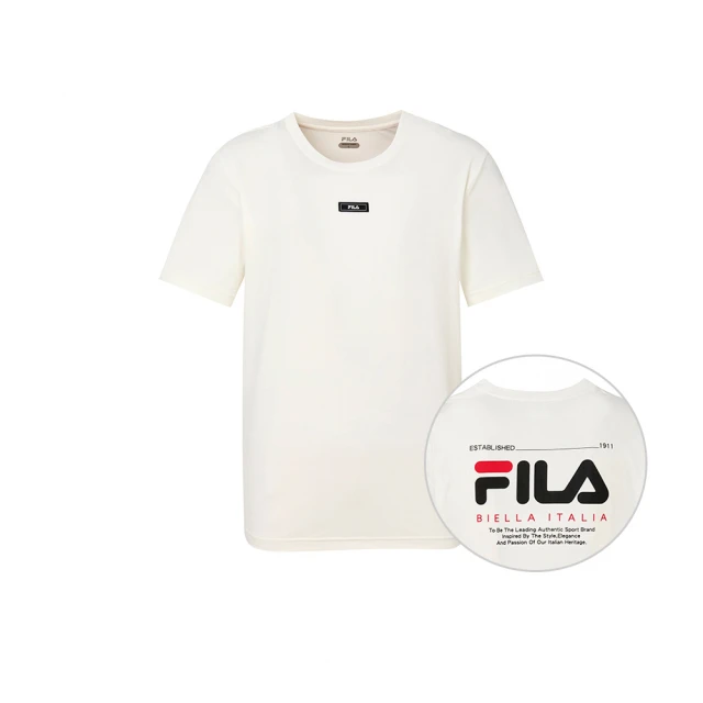 【FILA】男性 短袖 圓領T恤-白色 1TEW-1822-WT 歷史價格詳細信息