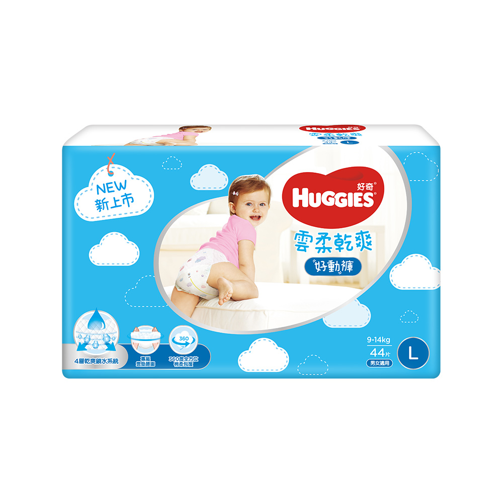 【HUGGIES 好奇】雲柔乾爽 黏貼型 M(紙尿褲/尿布/箱) 歷史價格詳細信息