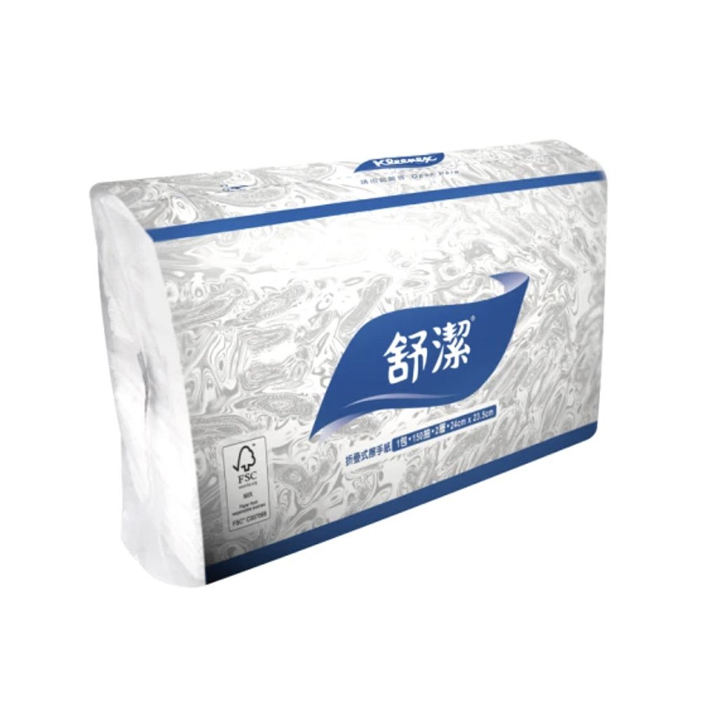 舒潔高優質擦手紙 150抽x32包 歷史價格詳細信息