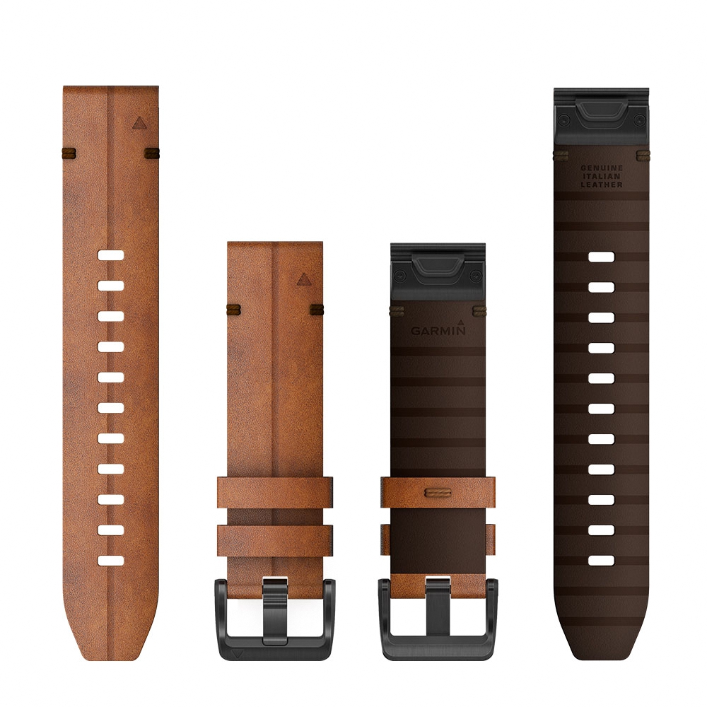 GARMIN QuickFit 22mm 黑色皮革 FKM氟橡膠混合材質錶帶 歷史價格詳細信息