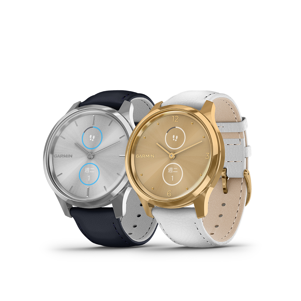GARMIN vivomove Luxe 指針智慧腕錶 (皮革款錶帶) 歷史價格詳細信息
