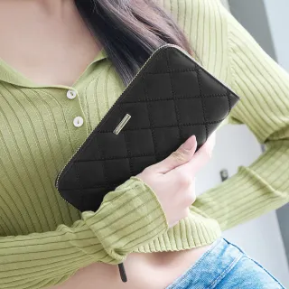 【2R手工真皮】綿霜羊皮 Kerry 菱格風琴卡片短夾 經典黑 歷史價格詳細信息