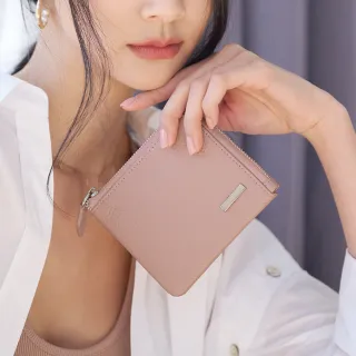 2R 艾麗Elly牛皮提帶隨行長夾 淡粉 歷史價格詳細信息