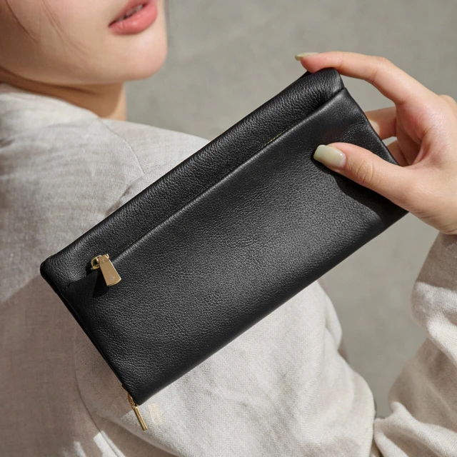 【2R 手工真皮】荔紋牛皮Yumi機能收納中夾 百搭黑 歷史價格詳細信息