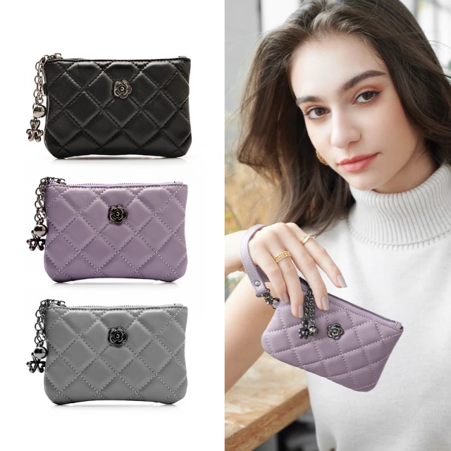 2R 綿霜羊皮KOKO極軟菱格長夾 氣質黑 歷史價格詳細信息