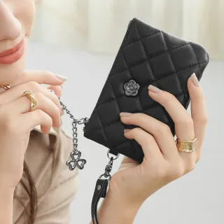 2R 綿霜羊皮KOKO極軟菱格長夾 氣質黑 歷史價格詳細信息