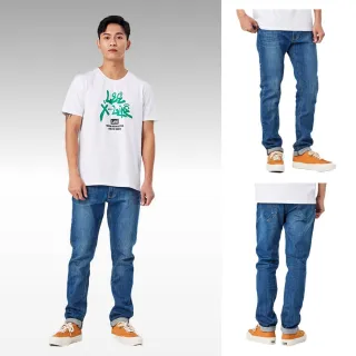 【Lee】男裝 牛仔褲 / 705 中腰標準小直筒 中深藍洗水 / 101+ 系列(LL20004077M) 歷史價格詳細信息