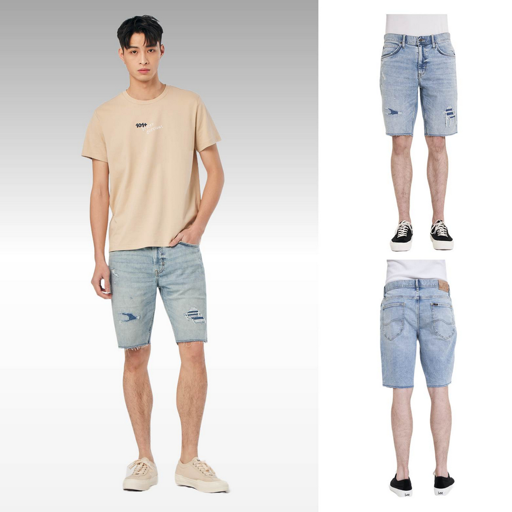 【Lee】男皮夾 短夾 荔皮 浮雕Logo字標 皮革皮夾 鐵盒底座＋黑紙盒／咖色 歷史價格詳細信息