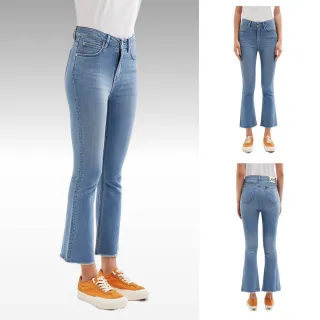 【Lee】女裝 牛仔褲 / 涼感 409 中腰合身小直筒 淺藍洗水 / Jade Fusion 系列(LB317036600) 歷史價格詳細信息