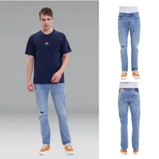 【Lee】男裝 牛仔褲 / 705 中腰標準小直筒 中深藍洗水 / 101+ 系列(LL20004077M) 歷史價格詳細信息