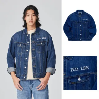 【Lee】男裝 牛仔外套 / 背塗鴉 H.D.LEE 袖剪裁 開襟拉鍊 淺藍洗水 季節性版型(LB314009841) 歷史價格詳細信息