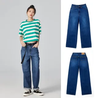 Lee 428 高腰舒適直筒牛仔褲 女 Modern 中藍洗水LB317052568 歷史價格詳細信息