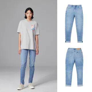 【Lee】女裝 牛仔褲 / 涼感 409 中腰合身小直筒 淺藍洗水 / Jade Fusion 系列(LB317036600) 歷史價格詳細信息