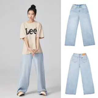 Lee 高腰寬版牛仔短褲 及膝A字褲 百慕達褲 女 中藍 Mainline 2001019BG 歷史價格詳細信息