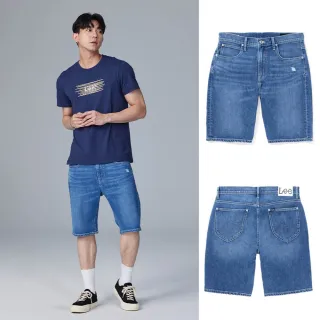 Lee 902 牛仔短褲 男 中淺藍 破壞設計 彈性 Mainline 20007078S 歷史價格詳細信息