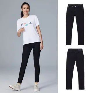 Lee 433 高腰合身窄腳牛仔褲 女 Modern 黑色洗水 LB317054181 歷史價格詳細信息