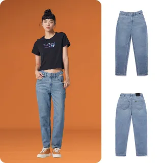 【Lee】女裝 牛仔褲 / 411 高腰標準修身小直筒 中深藍洗水 / Urban Riders 系列(LL19026733R) 歷史價格詳細信息