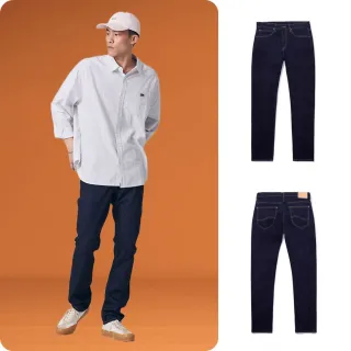 【Lee】男裝 牛仔褲 / 705 中腰標準小直筒 中深藍洗水 / 101+ 系列(LL20004077M) 歷史價格詳細信息