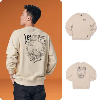 【Lee】男裝 厚T / DENIM UNION 淺卡其 標準版型(LL20029697W) 歷史價格詳細信息