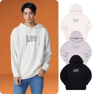 【Lee】男裝 帽T / 長條色塊 氣質黑 標準版型(LL210338K11) 歷史價格詳細信息