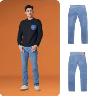 【Lee】男裝 牛仔褲 / 705 中腰標準小直筒 中深藍洗水 / 101+ 系列(LL20004077M) 歷史價格詳細信息