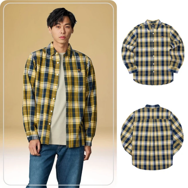 Lee 黃色條紋與藍色平織布拼接短袖POLO衫 男 黃 Mainline LL140012E45 歷史價格詳細信息