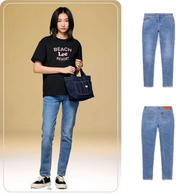 Lee 409 中腰合身小直筒牛仔褲 女 Jade Fusion 涼感 Mainline 1801174AD 歷史價格詳細信息