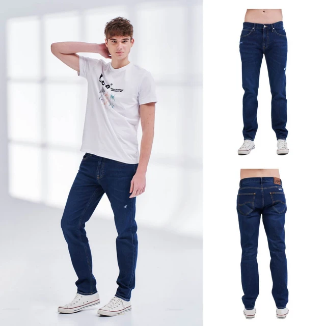 【Lee】男裝 牛仔褲 / 731 中腰舒適小直筒 騎士黑(LL210053BGU) 歷史價格詳細信息