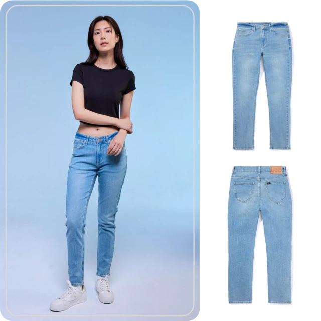 【Lee】女裝 牛仔褲 / 401 中腰標準小直筒 九分褲 清水洗(LL220304253) 歷史價格詳細信息