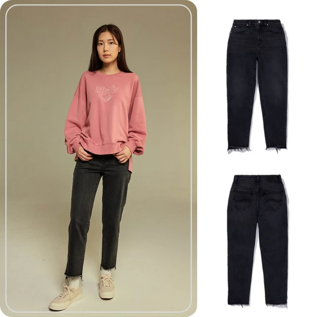 【Lee】女裝 牛仔褲 / 411 高腰標準修身小直筒 中深藍洗水 / Urban Riders 系列(LL19026733R) 歷史價格詳細信息