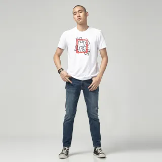 【Lee】男裝 短袖T恤 / 紅藍繡標 海軍藍 標準版型 / 101+ 系列(LL20015166T) 歷史價格詳細信息