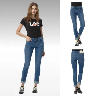 Lee 433 中腰合身窄管牛仔褲 女 淺藍 四面彈 九分褲 Mainline 1902588GA 歷史價格詳細信息